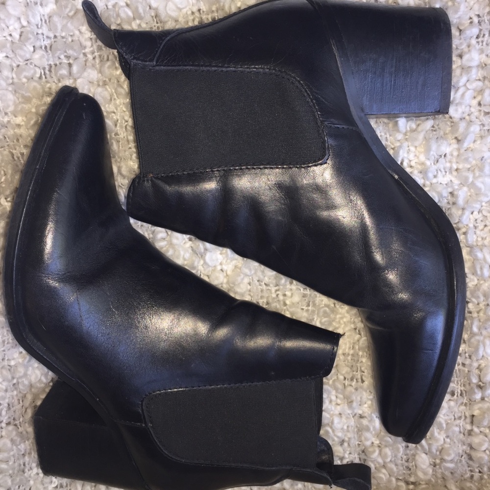 Steve Madden Black Boots Piero 9.5